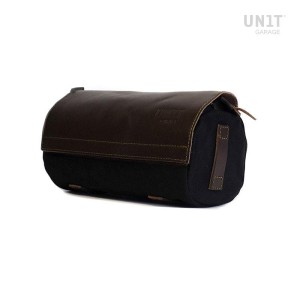 UNIT GARAGE Atacama Canvas  torba motocyklowa na narzędzia czarno- brązowa narzędziówka retro