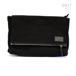 UNIT GARAGE Fezzan torba "kurierka"  czarna torba na laptopa