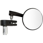 Lusterko wkręcane w kierownicę EMGO okrągłe czarne 64mm PRAWE bar end mirror