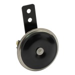 Mały czarny klakson 72mm Custom disc horn