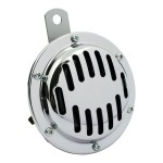 Chromowany klakson 101mm wysokie tony Custom disc horn