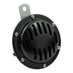 Czarny klakson 101mm wysokie tony Custom disc horn