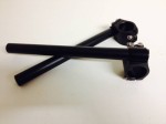 Kierownica clip-on czarna 22 mm  CNC Handlebar