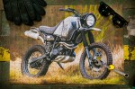 Puzzle z motocyklem 500 elementów scrambler Yamaha XT600Z Tenere (1VJ) 1987