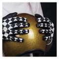 Holy Freedom Bullit gloves black white RĘKAWICE MOTOCYKLOWE SKÓRZANE W SZACHOWNICĘ CAFE RACER HARLY BOBBER 1.jpg