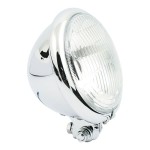 Reflektor Bates Style 5 3/4" chrom, dolne mocowanie Headlamp