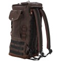 Burly Brand Voyager Voyager Dark Oak Sissy Bar Backpack PLECAK MOTOCYKLOWY NA WYPRAWY.jpg