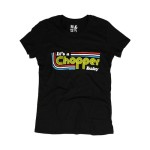 MOTOCYKLOWA KOSZULKA DAMSKA 13 ANDAHALFMAGAZINE It's a Chopper Baby male T-shirt black 