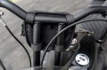 Burly Voyager handlebar bag, canvas sakiewka torba torna na pasek torba na narzędzia na kierownicę custom cafe racer bobber harley chopper czarna 1.jpg