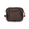 Burly Voyager handlebar bag, canvas sakiewka torba torna na pasek torba na narzędzia na kierownicę custom cafe racer bobber harley chopper.jpg