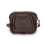 Burly Brand Voyager handlebar bag, canvas elegancka motocyklowa torba na kierownicę vintage 