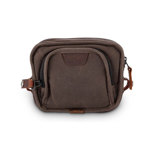 Burly Voyager handlebar bag, canvas sakiewka torba torna na pasek torba na narzędzia na kierownicę custom cafe racer bobber harley chopper.jpg