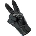 Biltwell Belden gloves  black CE appr. rękawice motocyklowe z homologacją cafe racer bobber chopper harley ciełepłe red hot chili customs 4.jpg
