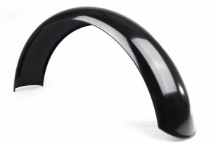 Tylny błotnik stal 140mm - czarny Hardtail fender 
