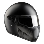 BANDIT EXX II DULL BLACK KASK MOTOCYKLOWY Z HOMOLOGACJĄ INTEGRALNY KASK MOTOCYKLOWY BOBBER HARLEY MADMAXX