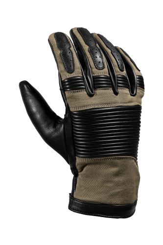 Durango Black  XTM uniwersalne skórzane rękawice motocyklowe żółte cafe racer bobber chopper scrambler custom parts.png