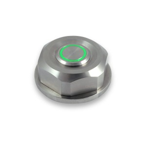 Śruba sztycy z przyciskiem do BMW R80 / R100  - zielonyLED