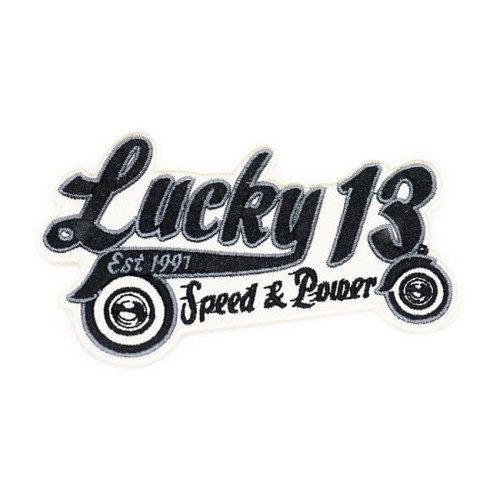 Lucky 13 Lucky Speed patch black.jpg