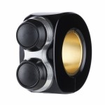 Motogadget mo.switch basic uniwersalny przełącznik dwupozycyjny czarno-srebrny custom push button