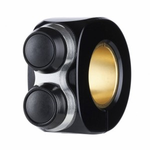 Motogadget mo.switch basic uniwersalny przełącznik dwupozycyjny czarno-srebrny custom push button