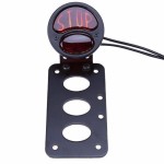 Mocowanie tablicy rejestracyjnej z lampą Vintage STOP Sidemount with taillight