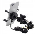 UCHWYT RAM TELEFONU SMARTFONA GSM USB GNIAZDO uchwyt na motocykl telefon nawigacja gniazdo usb.png
