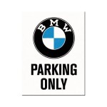 MAGNES BMW PARKING ONLY OLDSCHOOLOWY MAGNESY MOTOCYKLOWENA LODÓWKĘ DLA FANÓW BMW MOTOCYKLE 14323