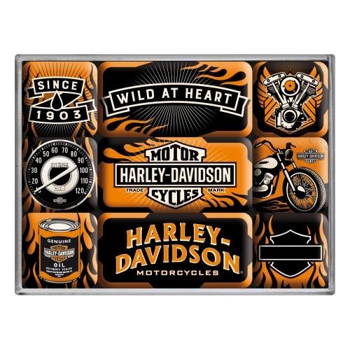 83096 Magnesy (9szt) Harley-Davidson Wil.jpg