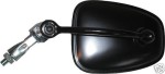 Lusterko Classic 1 wkręcane w kierownicze czarne lusterko