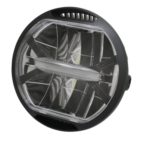 Reflektor LED KOSO Thunderbolt lampa przednia custom scrambler streetfighter cafe racer KOSO Thunderbolt LED Headlight.jpg