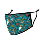 Maseczka ochronna czarna z czachą American Socks Lowlife face mask face mask klimatowa maska ochronna tatuaż tatuażemaseczka we wzorki oldschoolowe