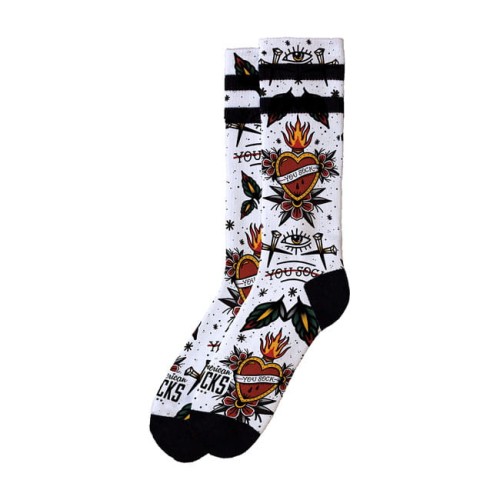American Socks You Sock signature socks SKARPETKI W PŁONIENIE SKARPETKI ZE WZOREM TATOO OLDSCHOOLOWE SKARPETKI PREZENT DLA MOTOCYKLISTY.jpg