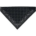 Zanheadgear bandanna sportflex series black paisley czarno-biała bandama zapinana na rzep motoyklowa chusta 