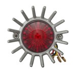 Motone Big Fin aluminiowa lampa tylna z podświetleniem tablicy Taillight