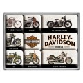 83102 Magnesy (9szt) Harley-Davidson - MOTORCYCLE.jpg