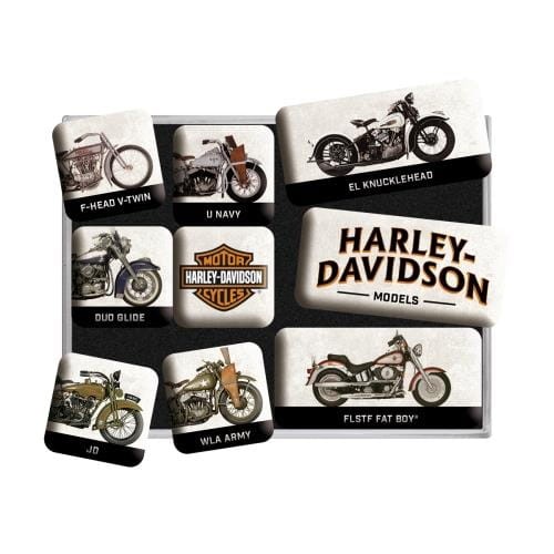 83102 Magnesy (9szt) Harley-Davidson - MOTORCYCLE.jpg 1.jpg