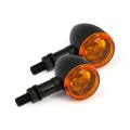 MINI BULLET TURN SIGNALS, BLACK PLAIN KLASYCZNE RETRO KIERUNKOWSKAZY MOTOCYKLOWE KIERUNKI DO MOTOCYKLI KLASYCZNYCH RETRO VINTAGE CUSTOM HARLEY.jpg