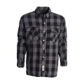 WCC Dominator riding flannel shirt grey black CE appr. 2 MOTOCYKLOWA KOSZULA W KRATĘ SZARO CZARNĄ KOSZULA KEVLAROWA Z OCHRANIACZAMI 3.jpg