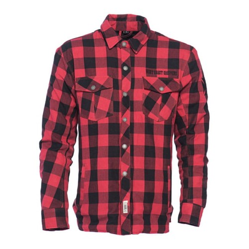 WCC Dominator riding flannel shirt red black CE appr. koszula motocyklowa w kratę z kevlarem i ochraniaczami.jpg