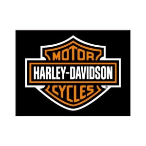 MOTOCYKLOWY MAGNES HARLEY DAVIDSON LOGO CUSTOM MOTORCYCLE PREZENT DLA MOTOCYKLISTY  MAGNESY NA LODÓWKĘ 