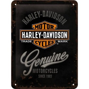 METALOWA TABLICZKA HARLEY DAVIDSON 26117 PLAKAT 15 x 20cm  