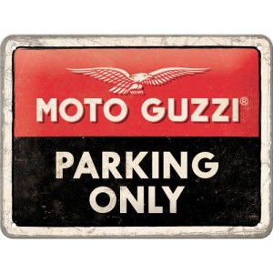 OZDOBNA METALOWA TABLICZKA MOTO GUZZI 26256 PLAKAT 15 x 20cm  