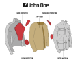RIDE JOHN DOE RIDING Explorer Jacket XTM - Olive KOSZULA MOTOCYKOWA Z OCHRANIACZAMI I KEVLAREM XTM 2.png