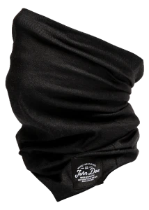 John Doe Tube Black czarna chusta motocyklowa wielofunkcyjna chusta  komin  cafe racer scrambler vintage klasyczne motocykle  harley bobber chopper custom life  