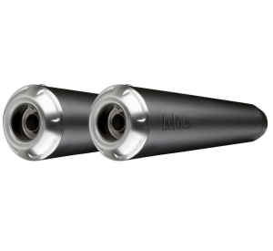 Tłumiki Leo Vince Classic Racer BLACK - para (fi 50mm)