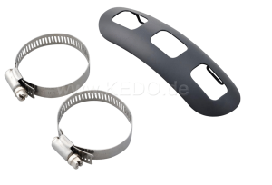 UNIWERSALNA OSŁONA RURY WYDECHOWEJ KOLEKTORA VINTAGE ENDURO KLASYCZNE MOTOCYKLE