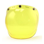 Roeg Jett  JETTson bubble shield  yellow wypukła szyba bańka bubble żółta szyba do kasku otwartego z trzema zatrzaskami cafe racer 