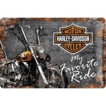 METALOWA TABLICZKA HARLEY DAVIDSON 22174 Plakat 20x30 Harley-Davidson Favou