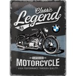 DUŻA METALOWA TABLICZKA PREZENT DLA MOTOCYKLISTY DO GARAŻ 23249 Plakat 30 x 40cm BMW - Classic Leg
