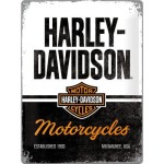  Harley-Davidson Motor duża metalowa tabliczka do garażu na prezent plakat 30x40